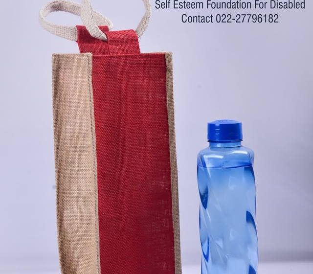 Jute Bottle Bag Rs 100